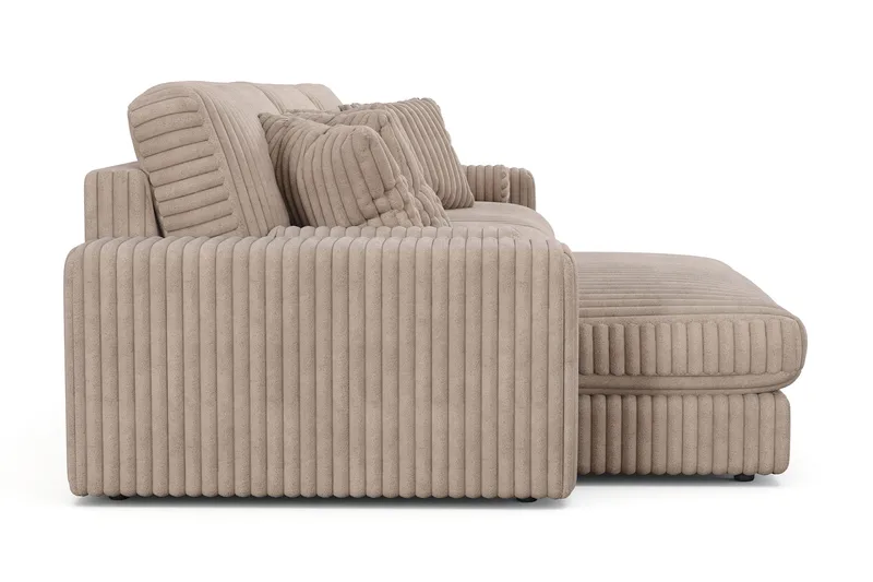 Arken Lyx 6-sits Vändbar L-formad Djup Divansoffa i Manchester - Greige - Products - Möbler - Soffa - Divansoffa & schäslongsoffa