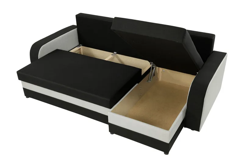 Alvared 3-sits Hörnbäddsoffa Universal - Beige/Brun - Products - Möbler - Soffa - Bäddsoffa - Bäddsoffa divan