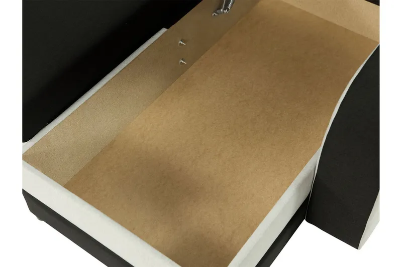 Alvared 3-sits Hörnbäddsoffa Universal - Svart/Grå - Products - Möbler - Soffa - Bäddsoffa - Bäddsoffa divan