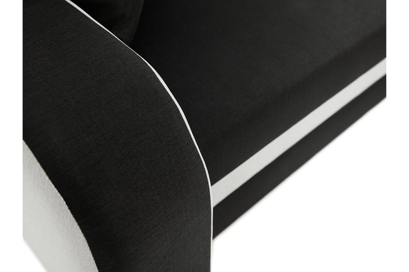 Alvared 3-sits Hörnbäddsoffa Universal - Vit/Röd - Products - Möbler - Soffa - Bäddsoffa - Bäddsoffa divan