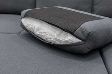Bäddsoffa Tärnö U-modell - Mörkgrå - Products - Möbler - Soffa - Bäddsoffa - Bäddsoffa divan