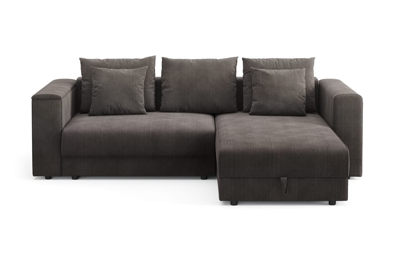 Bergen Extra djup 3-sits Bäddsoffa med Divan och Bäddmadrass i Latex och Tvättbar klädsel