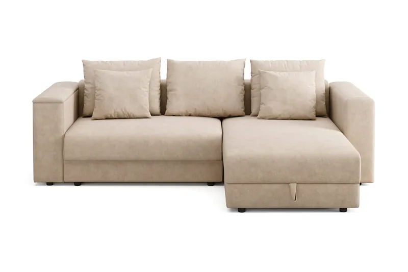 7 cm Mjuk/Medium Memoryskum, Tryckavlastande med Tvättbar Klädsel - Brun