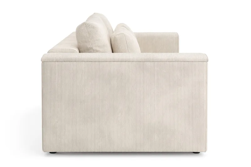 Bergen Extra Djup 3-sits Bäddsoffa med förvaring i manchester - Beige - Products - Möbler - Soffa - Bäddsoffa - 3 sits bäddsoffa
