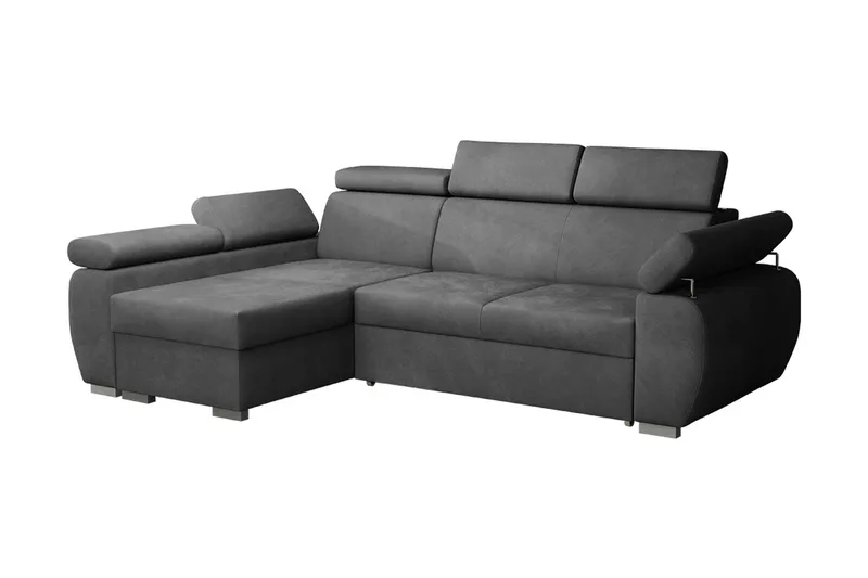 Boston Hörnsoffa Vänster, Mörkgrå