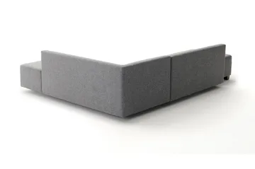 Brunei Hörnbäddsoffa Höger - Grå - Products - Möbler - Soffa - Bäddsoffa - Hörnbäddsoffa