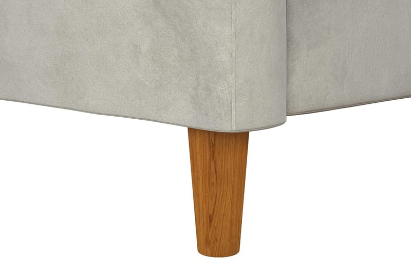 Celine 3-sits Divanbäddsoffa Sammet/Ljusgrå - Dorel Home - Products - Möbler - Soffa - Bäddsoffa - Bäddsoffa divan