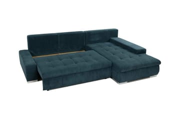 Cerys 3-sits Hörnbäddsoffa Dark blue - Products - Möbler - Soffa - Bäddsoffa - Hörnbäddsoffa