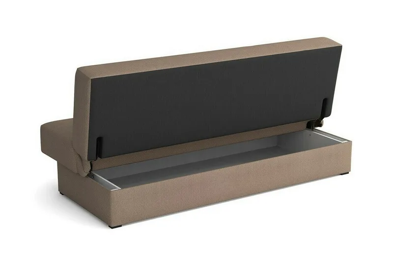 Denegal 3-sits Bäddsoffa Ljusgrå - Products - Möbler - Soffa - Bäddsoffa - 3 sits bäddsoffa