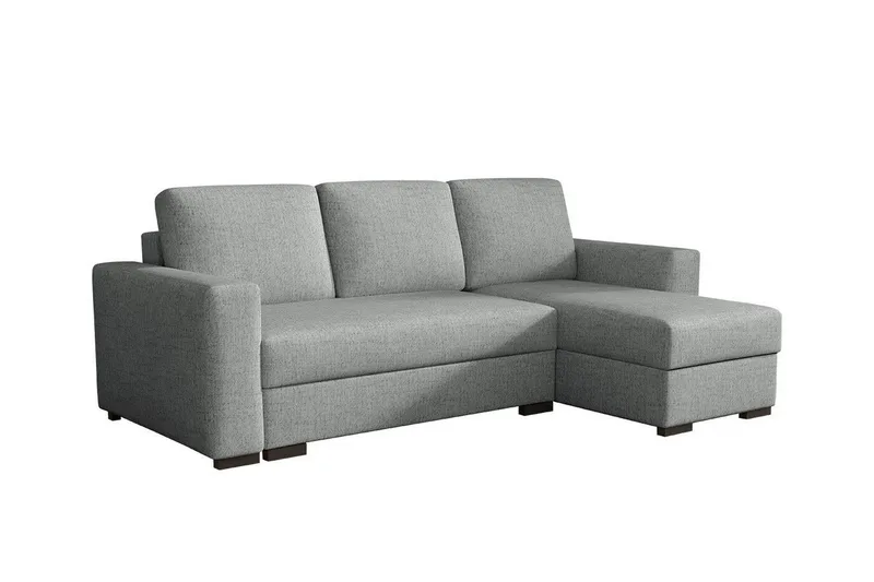 Denegal 3-sits Hörnbäddsoffa - Grå - Products - Möbler - Soffa - Bäddsoffa - Hörnbäddsoffa