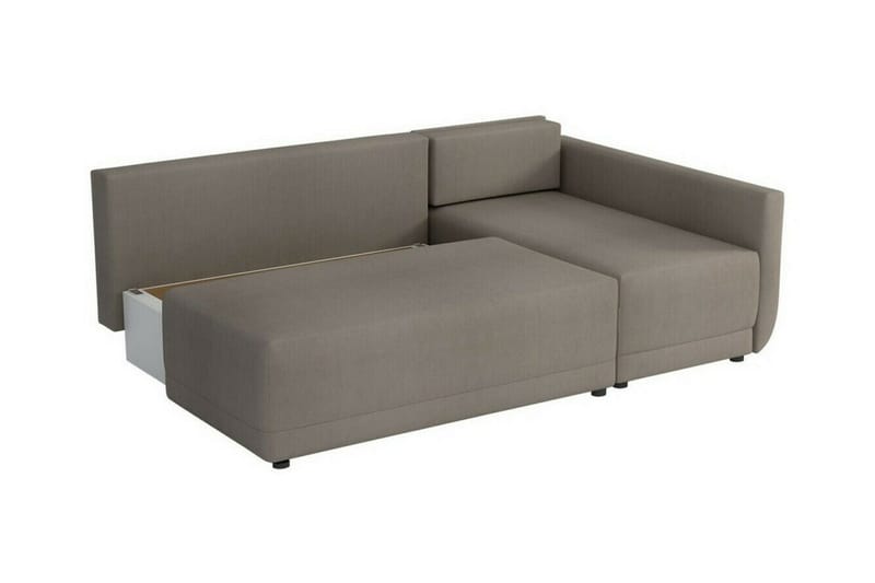 Denegal 3-sits Hörnbäddsoffa Light grey/Dark grey - Products - Möbler - Soffa - Bäddsoffa - Hörnbäddsoffa