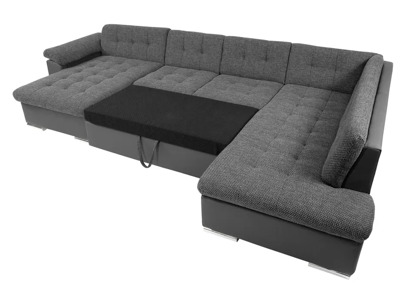 Dynir Bäddsoffa med Divan och Schäslong 5-sits - Blå - Products - Möbler - Soffa - Bäddsoffa - Bäddsoffa divan