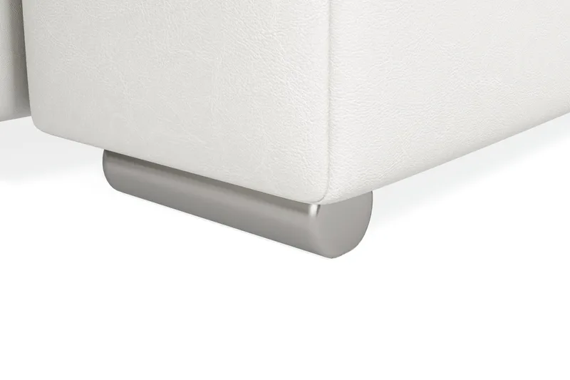 Dynir Hörnbäddsoffa Divan med Förvaring Höger - Vit/Ljusgrå - Products - Möbler - Soffa - Bäddsoffa - Bäddsoffa längsbäddad