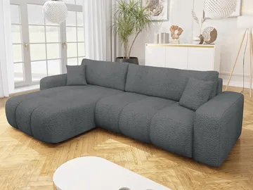 Flo Bäddsoffa med Divan 3-sits - Grå - Products - Möbler - Soffa - Bäddsoffa - Bäddsoffa divan