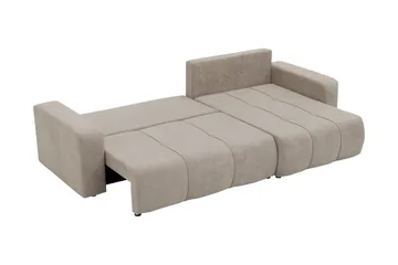 Flo Bäddsoffa med Divan 3-sits - Grå - Products - Möbler - Soffa - Bäddsoffa - Bäddsoffa divan