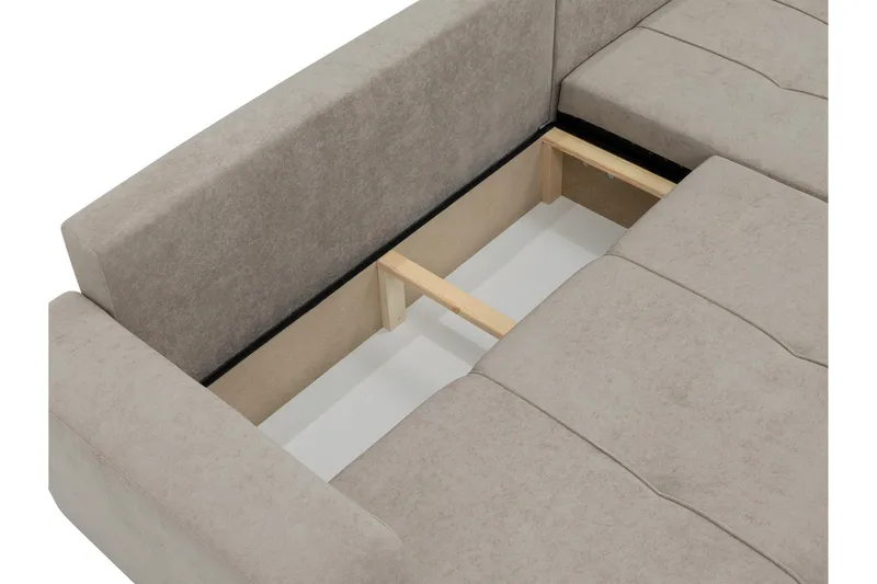 Flo Bäddsoffa med Divan 3-sits - Orange - Products - Möbler - Soffa - Bäddsoffa - Bäddsoffa divan