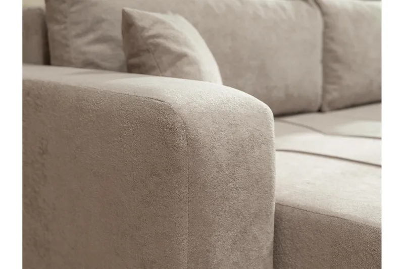 Flo Bäddsoffa med Divan 3-sits - Orange - Products - Möbler - Soffa - Bäddsoffa - Bäddsoffa divan