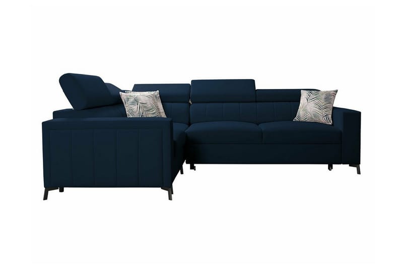 Galbally 3-sits Hörnbäddsoffa Dark blue - Products - Möbler - Soffa - Bäddsoffa - Hörnbäddsoffa