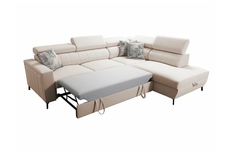 Galbally 3-sits Hörnbäddsoffa Dark blue - Products - Möbler - Soffa - Bäddsoffa - Hörnbäddsoffa