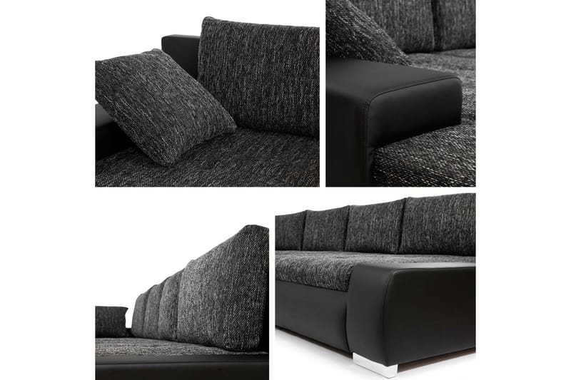 Gamal Bäddsoffa Dubbeldivan 4-sits - Orange - Products - Möbler - Soffa - Bäddsoffa - U bäddsoffa