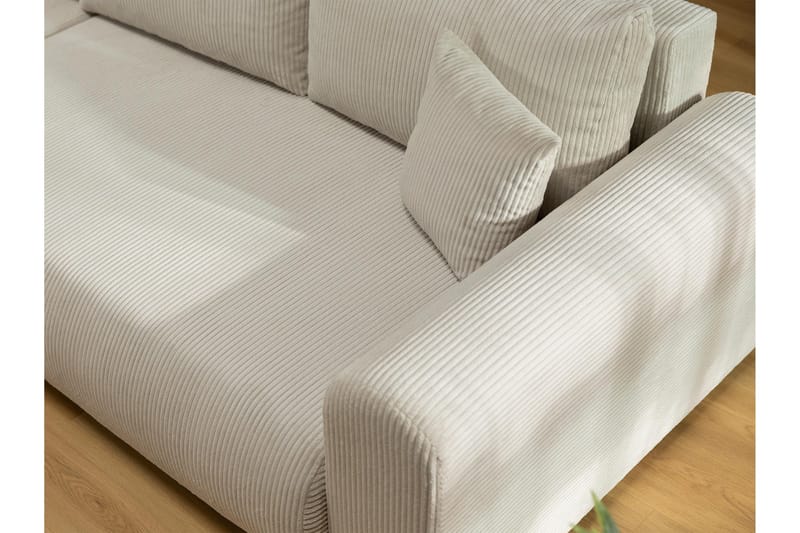 Handda Bäddsoffa med Divan 3-sits i Manchester - Beige - Products - Möbler - Soffa - Bäddsoffa - Bäddsoffa divan