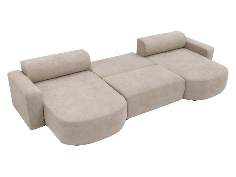 Hanish B äddsoffa Dubbeldivan 5-sits - Grå - Products - Möbler - Soffa - Bäddsoffa - U bäddsoffa