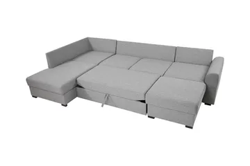 Kintore 4-sits Hörnbäddsoffa White - Products - Möbler - Soffa - Bäddsoffa - Bäddsoffa divan