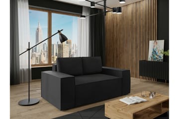 Knocklong 2-sits Bäddsoffa - Svart - Products - Möbler - Soffa - Bäddsoffa - 2 sits bäddsoffa