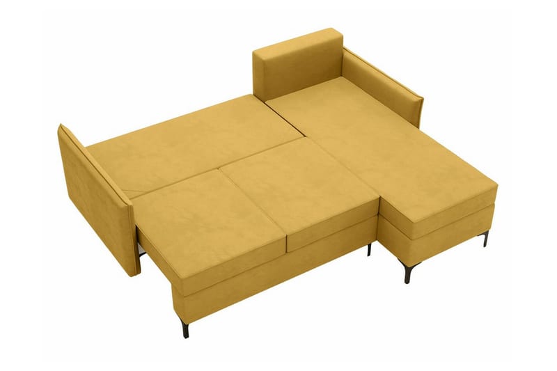 Knocklong 3-sits Hörnbäddsoffa - Gul - Products - Möbler - Soffa - Bäddsoffa - Bäddsoffa divan