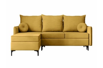 Knocklong 3-sits Hörnbäddsoffa - Gul - Products - Möbler - Soffa - Bäddsoffa - Bäddsoffa divan