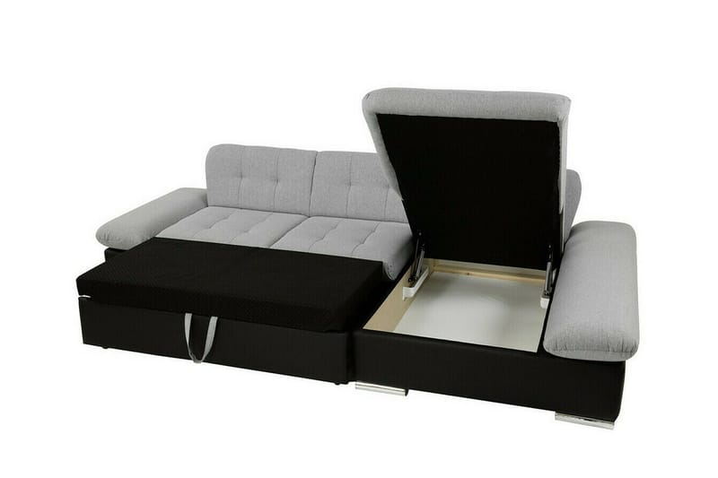 Lomux 3-sits Hörnbäddsoffa Brown - Products - Möbler - Soffa - Bäddsoffa - Hörnbäddsoffa