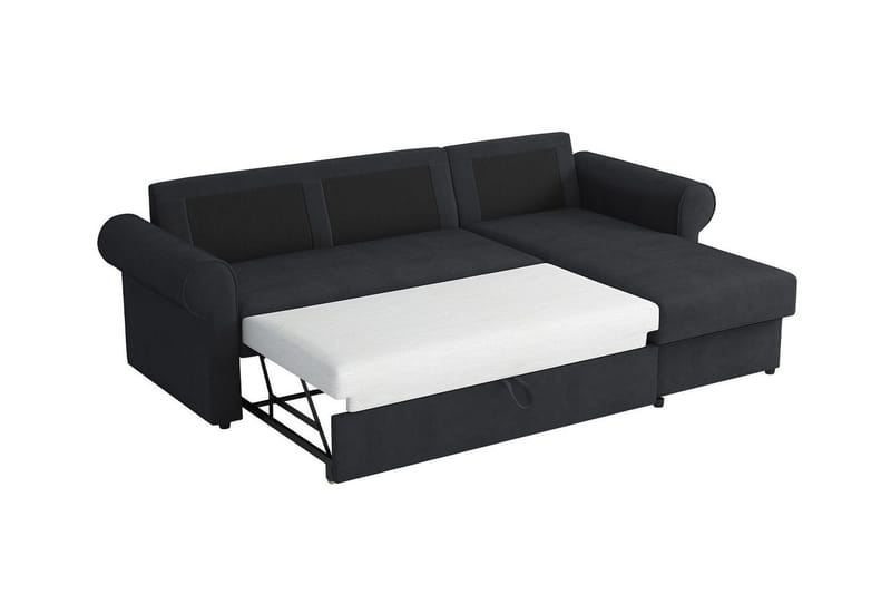 Midfeld 3-sits Hörnbäddsoffa Dark blue - Products - Möbler - Soffa - Bäddsoffa - Bäddsoffa divan