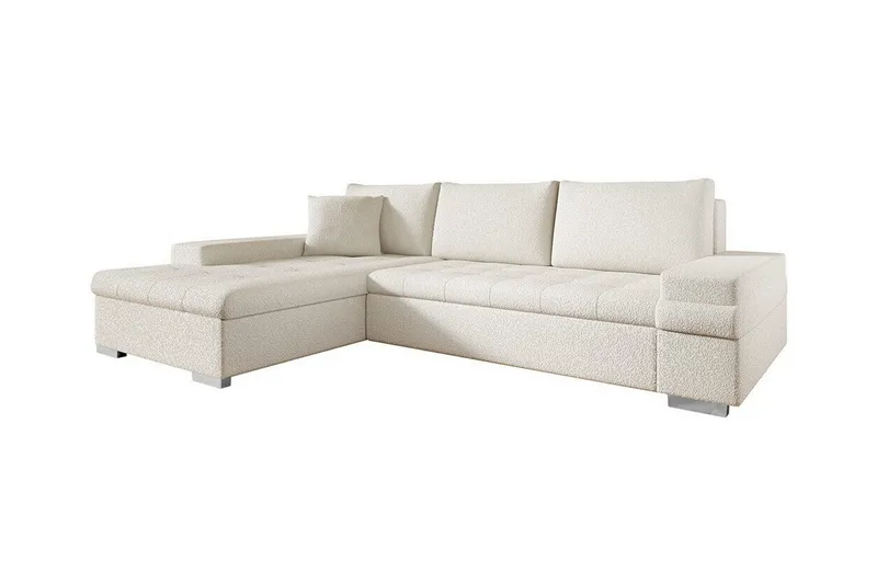 Naoma 3-sits Hörnbäddsoffa Acacia||White - Products - Möbler - Soffa - Bäddsoffa - Bäddsoffa divan