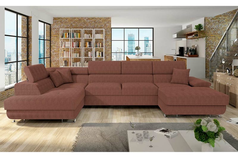 Reginia 4-sits Hörnbäddsoffa - Products - Möbler - Soffa - Bäddsoffa - Hörnbäddsoffa