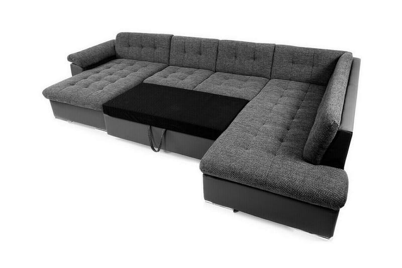 Sakri 5-sits Hörnbäddsoffa Light grey/Dark grey - Products - Möbler - Soffa - Bäddsoffa - Bäddsoffa divan