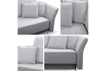 Staffin 3-sits Bäddsoffa Ljusgrå - Products - Möbler - Soffa - Bäddsoffa - 3 sits bäddsoffa