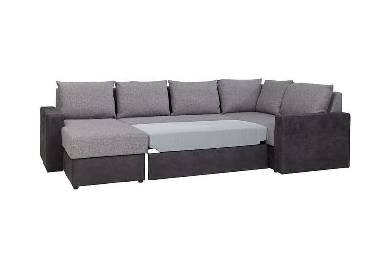 Staffin 4-sits Hörnbäddsoffa Dark grey - Products - Möbler - Soffa - Bäddsoffa - Hörnbäddsoffa