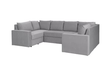 Staffin 4-sits Hörnbäddsoffa Light grey/Dark grey - Products - Möbler - Soffa - Bäddsoffa - Hörnbäddsoffa