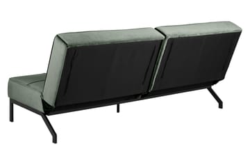 Stefan Bäddsoffa Sammet - Grön - Products - Möbler - Soffa - Bäddsoffa - Bäddsoffa längsbäddad