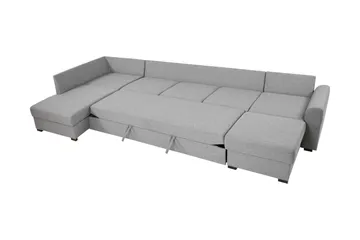 Taberk Bäddsoffa med Divan och Schäslong 5-sits - Brun - Products - Möbler - Soffa - Bäddsoffa - Bäddsoffa divan