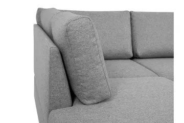 Taberk Bäddsoffa med Divan och Schäslong 5-sits i Chenille - Blå - Products - Möbler - Soffa - Bäddsoffa - Bäddsoffa divan