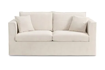 Travstad 3-sits Bäddsoffa med HVILA Bäddmadrass 140x200 cm Latex med Tvättbar klädsel