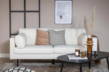 Boom 3-sits soffa, teddymaterial - Vit - Products - Möbler - Soffa - 3 sits soffa