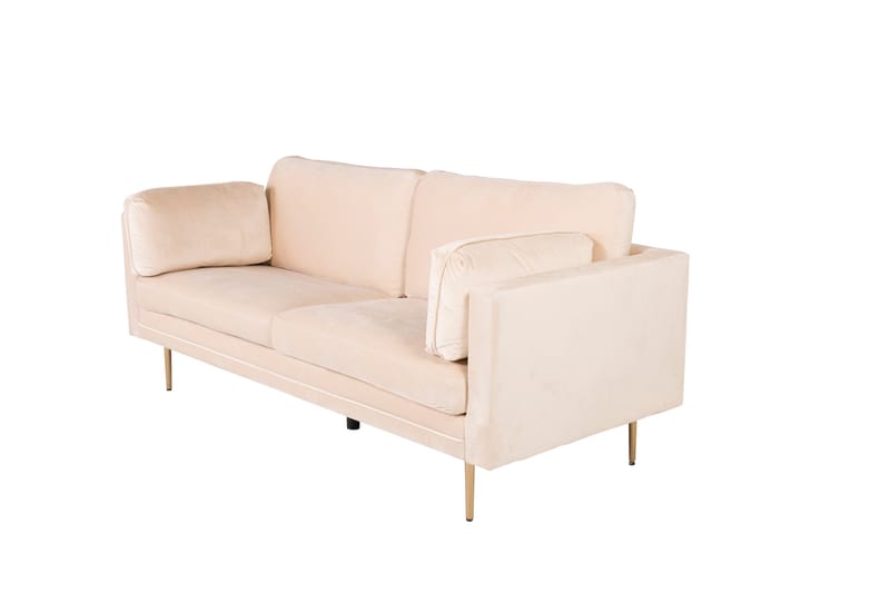 Boom Sammetssoffa 3-sits - Beige - Products - Möbler - Soffa - 3 sits soffa