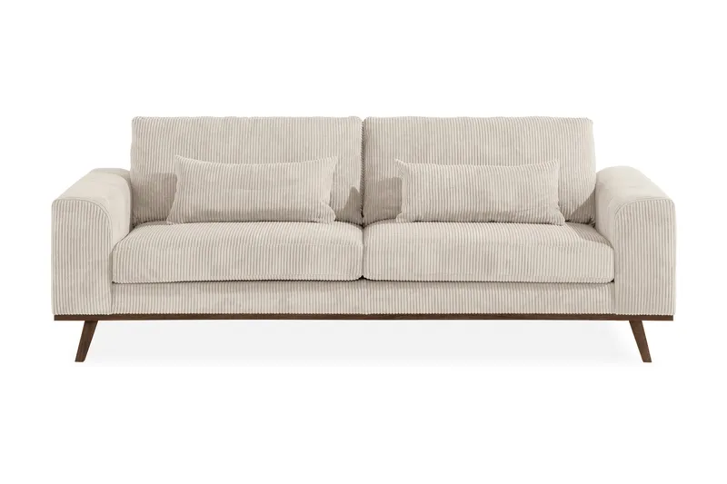 Copenhagen 3-sits Manchestersoffa, Beige