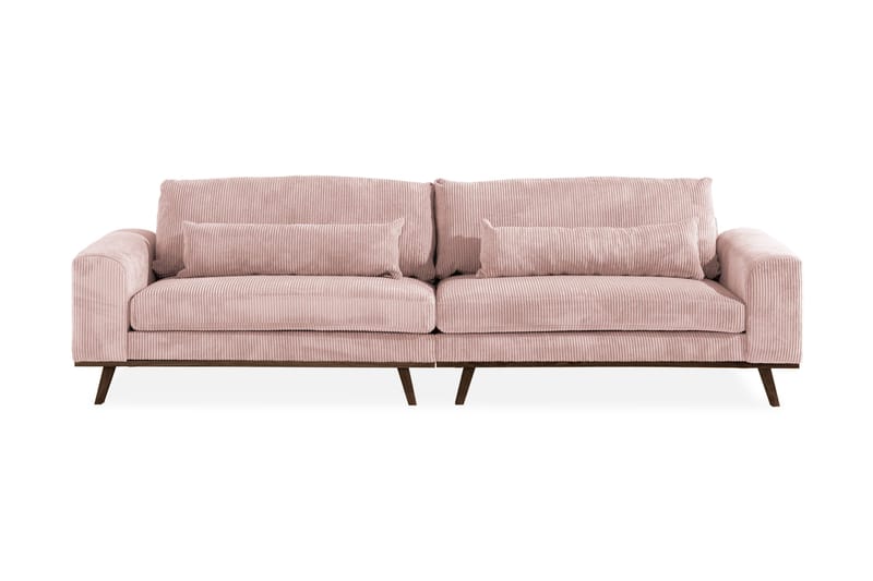 Copenhagen 4-sits Manchestersoffa, Rosa