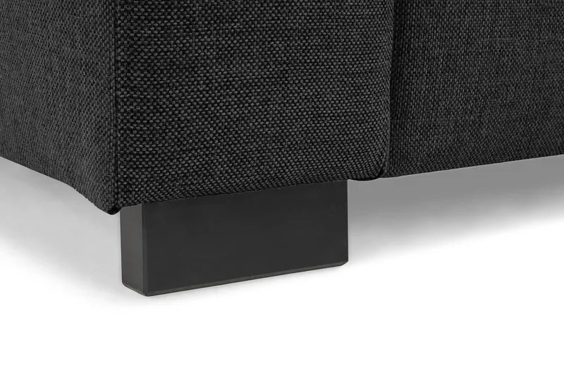 Crazy 5-sits U-formad Soffa med dubbelschäslong i Tyg - Mörkgrå - Products - Möbler - Soffa - U-soffa