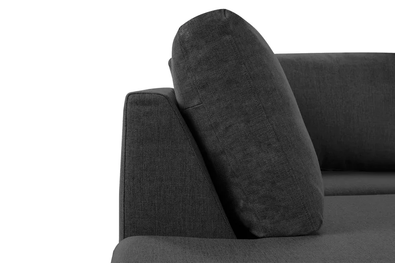 Crazy 5-sits Vänstervänd U-formad Soffa med Divan och Schäslong i Tyg - Antracit - Products - Möbler - Soffa - U-soffa