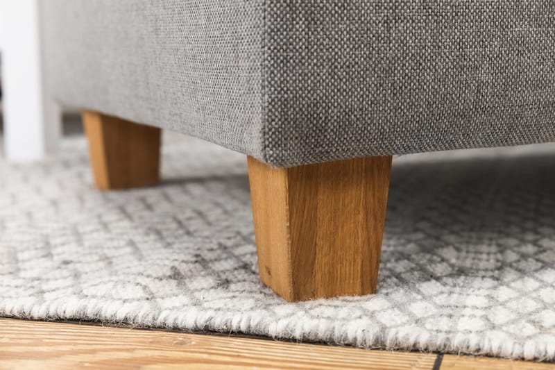 Crazy 5-sits Vänstervänd U-formad Soffa med Divan och Schäslong i Tyg - Grå - Products - Möbler - Soffa - U-soffa