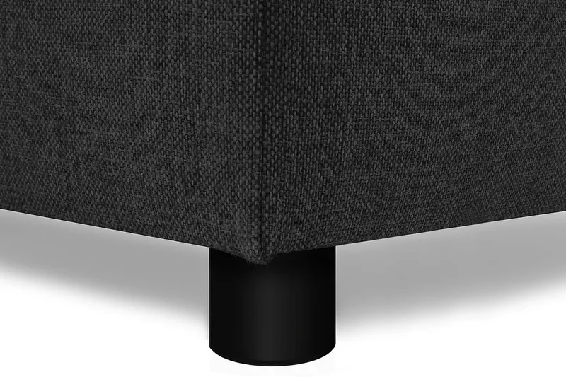 Crazy 5-sits Vänstervänd U-formad X-Large Soffa med Divan och Schäslong i Tyg - Antracit - Products - Möbler - Soffa - U-soffa